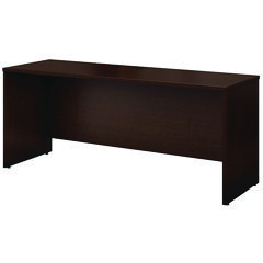 Series C Collection 72W Credenza Shell, 71.13w x 23.38d x 29.88h, Mocha Cherry/Graphite Gray