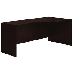 Series C Collection Corner Desk Module, Right, 71.13" x 35.5" x 29.88", Hansen Cherry/Graphite Gray