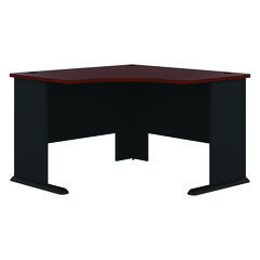 Series A Collection Corner Desk, 47.25" x 47.25" x 29.88", Hansen Cherry