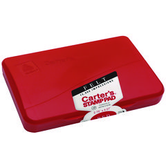 Pre-Inked Felt Stamp Pad, 4.25" x 2.75", Red