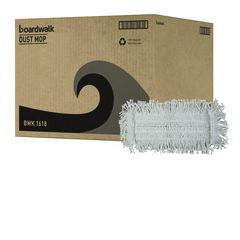 Disposable Dust Mop Head, Cotton, 18w x 5d