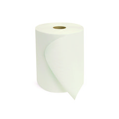 Boardwalk Green Universal Roll Towels, 1-Ply, 8" x 800 ft, Natural White, 6 Rolls/Carton