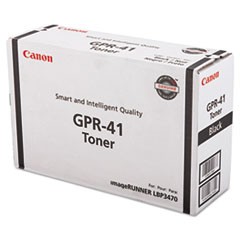 3480B005AA (GPR-41) Toner, 6,400 Page-Yield, Black