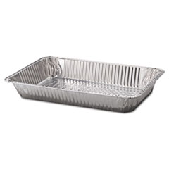 Aluminum Steam Table Pans, Full-Size Deep, 3.19" Deep, 12.19 x 20.75, 50/Carton