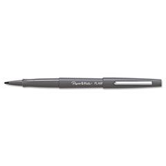 Point Guard Flair Bullet Point Stick Pen, Slate Gray Ink, 1.4mm