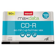 Maxell CD Recordable Media - CD-R - 48x - 700 MB - 50 Pack Spindle