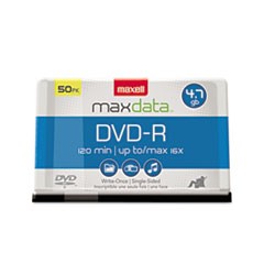 DVD-R Discs, 4.7GB, 16x, Spindle, Gold, 50/Pack