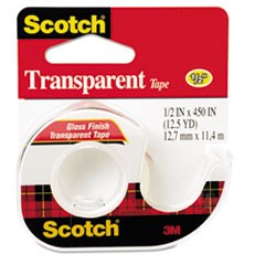 Transparent Tape In Handheld Dispenser, 1