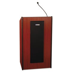 Presidential Plus Lectern, 25-1/2w x 20-1/2d x 46-1/2h, Mahogany