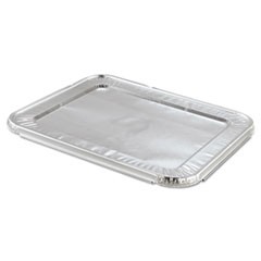 Steam Pan Foil Lids, Fits Half-Size Pan, 12.81 x 10.44, 100/Carton