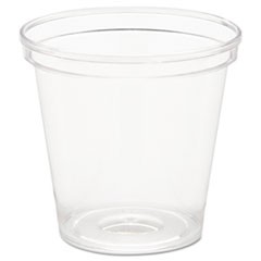 Comet Plastic Portion/Shot Glass, 1 oz, Clear, 50/Pack, 50 Packs/Carton