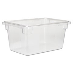 Food/Tote Boxes, 5 gal, 12 x 18 x 9, Clear