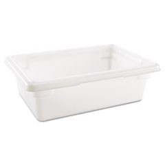 Food/Tote Boxes, 3.5 gal, 18 x 12 x 6, White