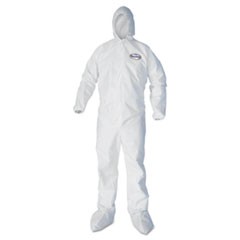 A30 Breathable Splash/Particle Protection REFLEX Coveralls, White, 2XL,25/Ct