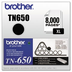 TN650 High-Yield Toner, 8,000 Page-Yield, Black