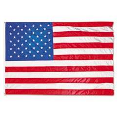 All-Weather Outdoor U.S. Flag, Heavyweight Nylon, 5 ft x 8 ft