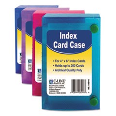 CASE,INDEX,CARD,4X6,AST