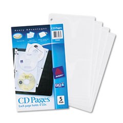 HOLDER,CD PAGES,5/PK