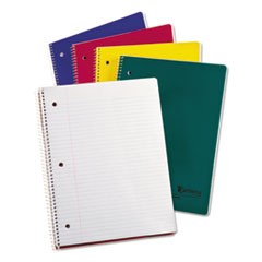 Earthwise 100% Recycled Single Subject Notebooks, 11 x 8 1/2, White, 80 Sheets