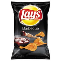 BBQ Potato Chips, 1.5 oz Bag, 64/Carton