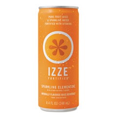 Fortified Sparkling Juice, Clementine, 8.4 oz Can, 24/Carton