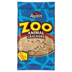 Zoo Animal Crackers, Original, 2 oz Pack, 80/Carton