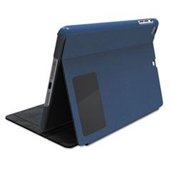 Hard Folio Case and Adjustable Stand for iPad 5, Blue