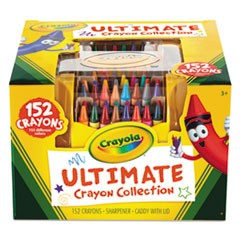 Ultimate Crayon Case, Sharpener Caddy, 152 Colors