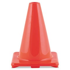 Hi-Visibility Vinyl Cones, 6" Tall, Orange