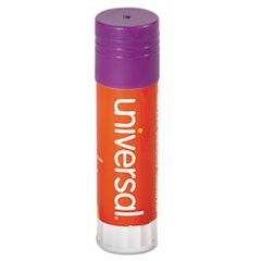 Glue Stick, 1.3 oz, Applies Purple, Dries Clear, 12/Pack