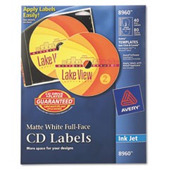 LABEL,FULLCD,40/PK,MTWHT