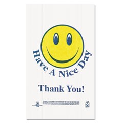 Smiley Face Shopping Bags, 12.5 microns, 11.5