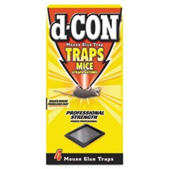 Mouse Glue Trap, Plastic, 4 Traps/Box, 12 Boxes/Carton