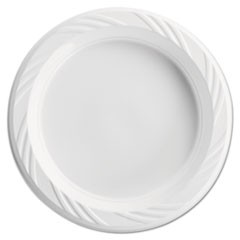 Plate, Round, Plastic, 6 Inch, White