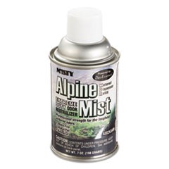 Metered Odor Neutralizer Refills, Alpine Mist, 7 oz Aerosol Spray, 12/Carton