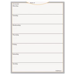 WallMates Self-Adhesive Dry Erase Weekly Planning Surface, 18 x 24