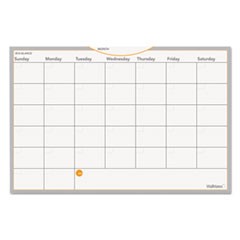 WallMates Self-Adhesive Dry Erase Monthly Planning Surface, 18 x 12