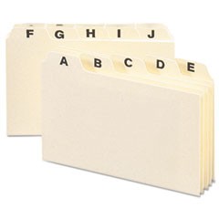 Smead Card Guides with Alphabetic Tab