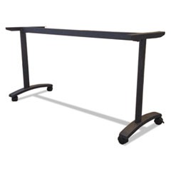 Alera Valencia Series Training Table T-Leg Base, 54w x 19 3/4d x 28 1/2h, Black