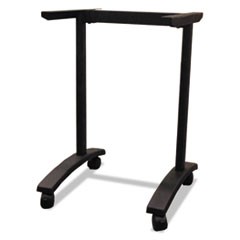 Alera Valencia Series Training Table T-Leg Base, 24 1/2w x 19 3/4d x 28 1/2h, Black