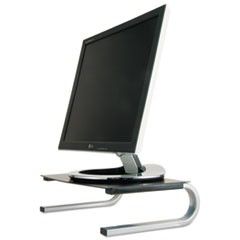 Redmond Monitor Stand, 14 5/8 x 11 x 4 1/4, Black/Gray/Silver