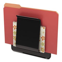 Stand Tall Wall File, Letter/Legal/Oversized, 9 1/4 x 10 5/8 x 1 3/4, Black