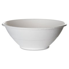 Renewable & Compostable Sugarcane Bowls - 40oz., 50/PK, 8 PK/CT