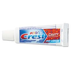 Kids' Sparkle Toothpaste, Blue, Bubblegum Flavor, 0.85 oz Tube, 72/Carton