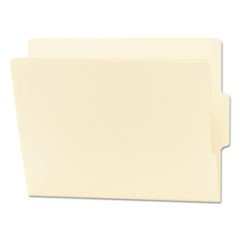 Heavyweight Manila End Tab Folders, 9" High Front, 1/3-Cut Tabs: Center, Letter Size, 0.75" Expansion, Manila, 100/Box