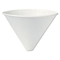 Paper Medical and Dental Funnel Shaped Cups, 6 oz, 250/Bag, 10/Carton