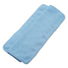 Lightweight Microfiber Cleaning Cloths, Blue,16 x 16, 24/Pack