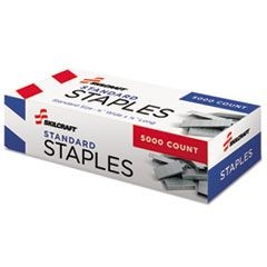 7510002729662 SKILCRAFT Staples, 0.5" Crown, Steel, 5,000/Box