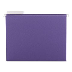 Color Hanging Folders with 1/3 Cut Tabs, Letter Size, 1/3-Cut Tabs, Purple, 25/Box