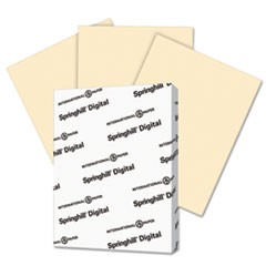 Digital Index Color Card Stock, 110 lb Index Weight, 8.5 x 11, Ivory, 250/Pack